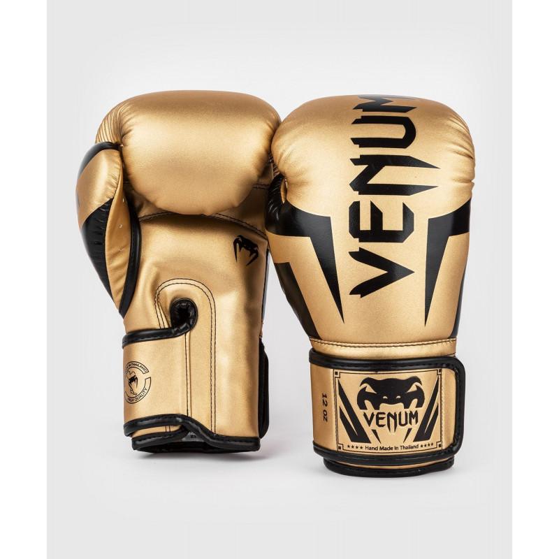 Перчатки Venum Elite Boxing Gloves Gold/Black (02969) фото 3