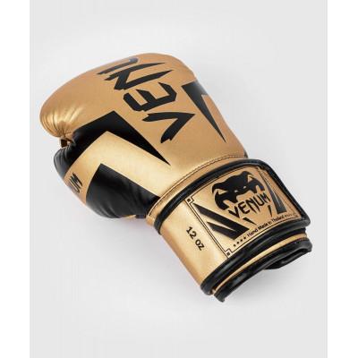 Перчатки Venum Elite Boxing Gloves Gold/Black (02969) фото 4