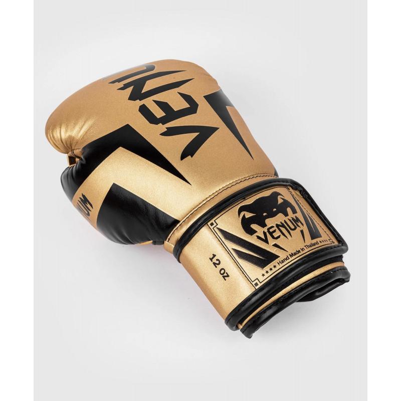 Перчатки Venum Elite Boxing Gloves Gold/Black (02969) фото 4