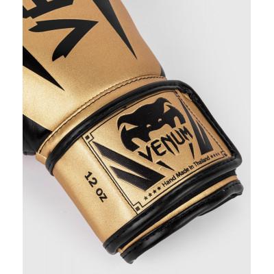 Перчатки Venum Elite Boxing Gloves Gold/Black (02969) фото 6