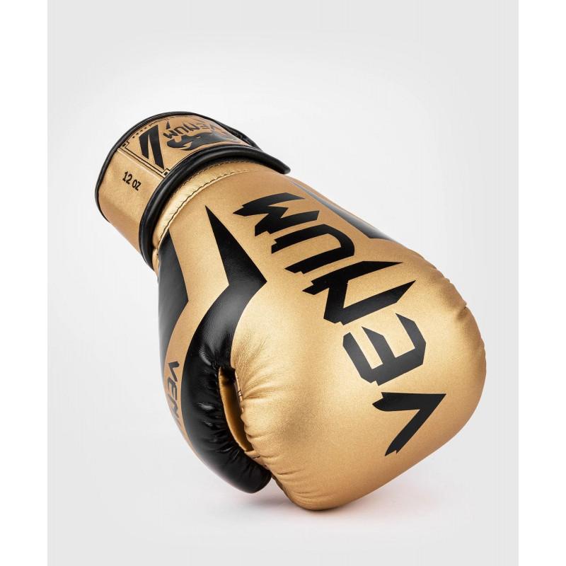 Перчатки Venum Elite Boxing Gloves Gold/Black (02969) фото 5