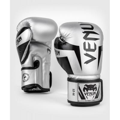 Перчатки Venum Elite Boxing Gloves Silver/Black (02889) фото 3