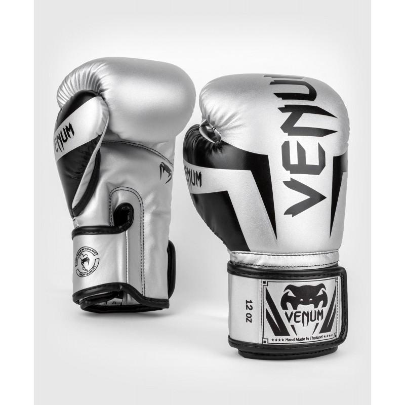Перчатки Venum Elite Boxing Gloves Silver/Black (02889) фото 3