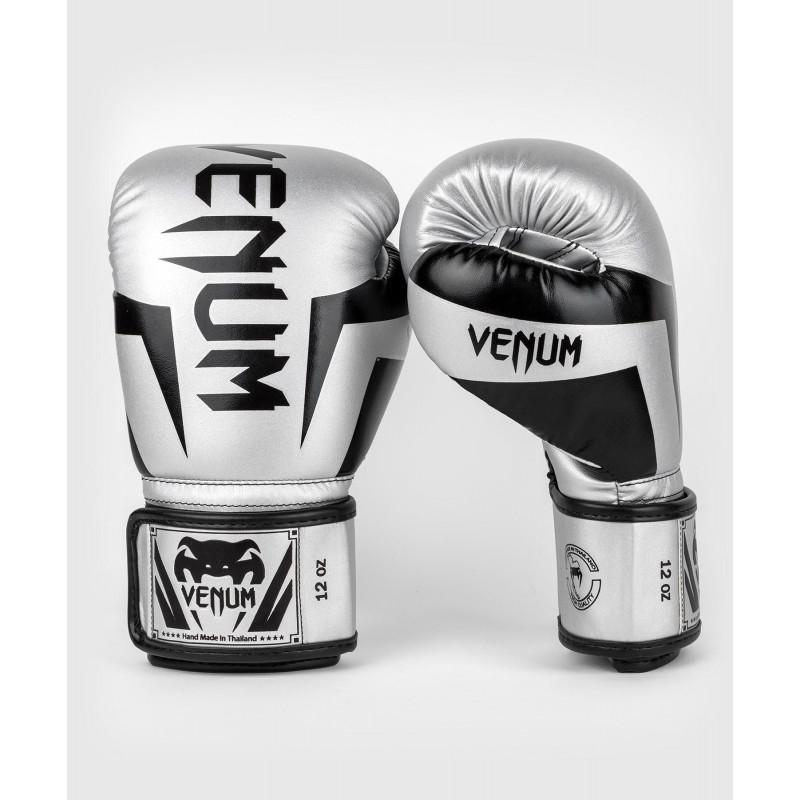 Перчатки Venum Elite Boxing Gloves Silver/Black (02889) фото 1