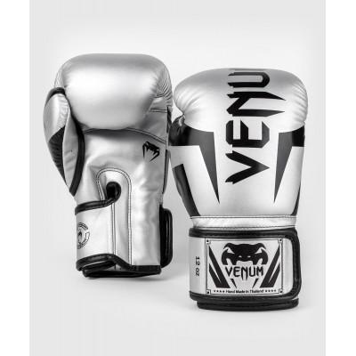 Перчатки Venum Elite Boxing Gloves Silver/Black (02889) фото 2