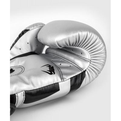 Перчатки Venum Elite Boxing Gloves Silver/Black (02889) фото 6