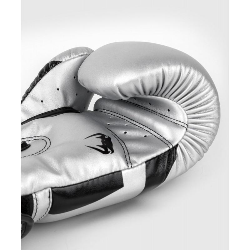 Перчатки Venum Elite Boxing Gloves Silver/Black (02889) фото 6