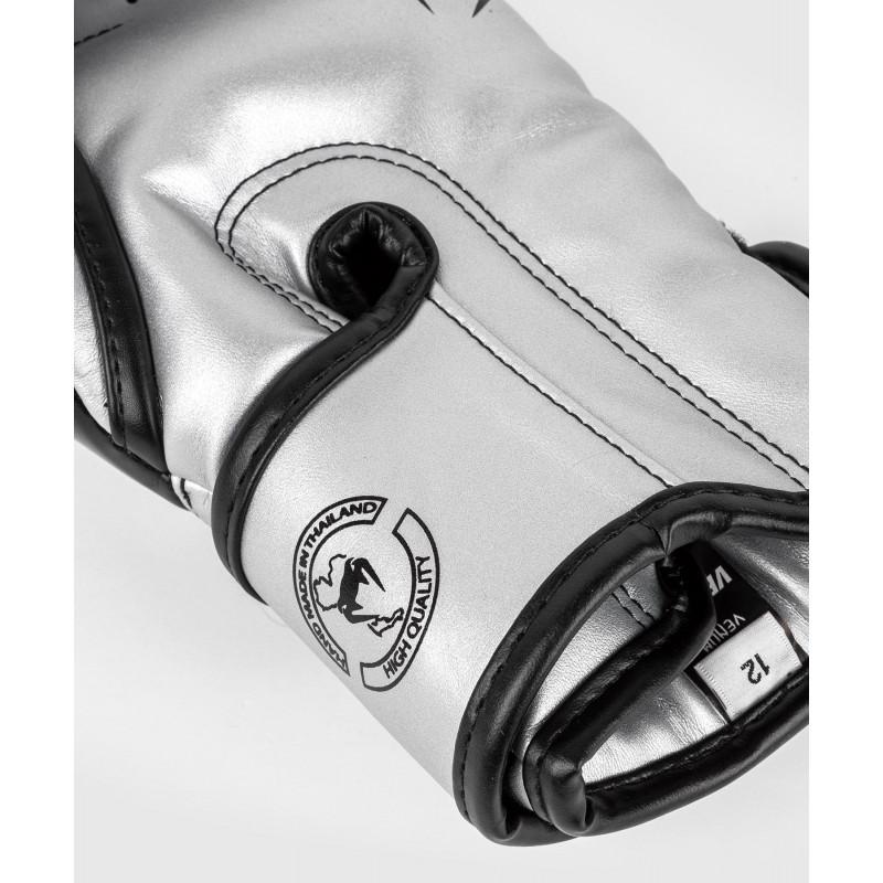 Перчатки Venum Elite Boxing Gloves Silver/Black (02889) фото 7