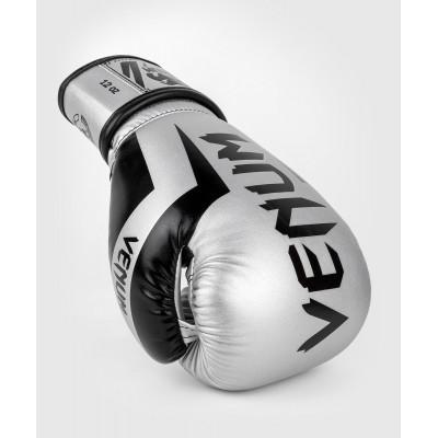 Перчатки Venum Elite Boxing Gloves Silver/Black (02889) фото 8