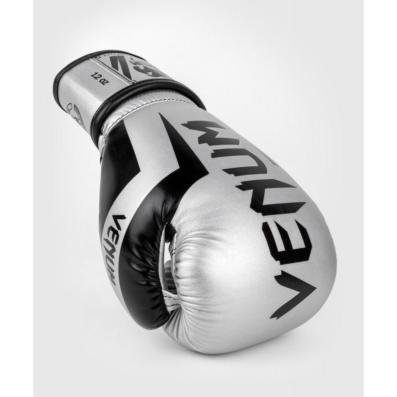 Перчатки Venum Elite Boxing Gloves Silver/Black (02889) фото 8
