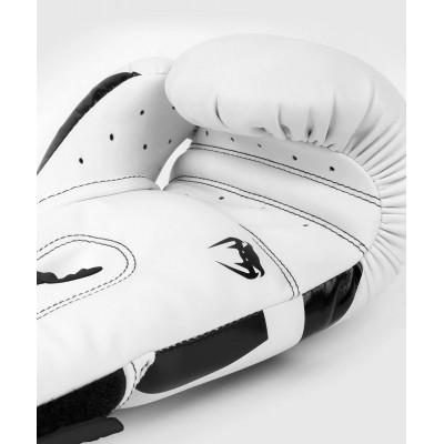Перчатки Venum Elite Boxing Gloves White/Black (02973) фото 3