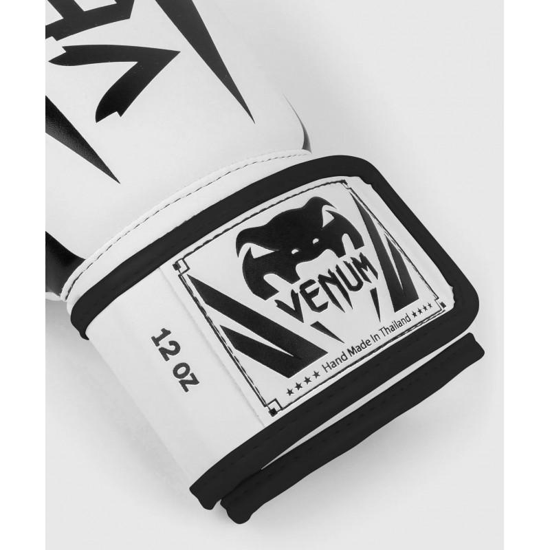 Перчатки Venum Elite Boxing Gloves White/Black (02973) фото 4