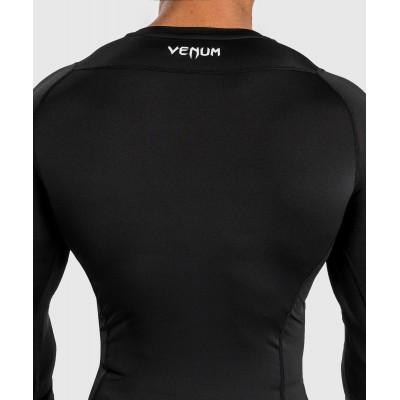 Рашгард Venum Attack Long Rashguard Black/Grey (02962) фото 5