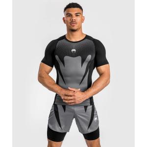 Рашгард Venum Attack Short Rashguard Black/Grey