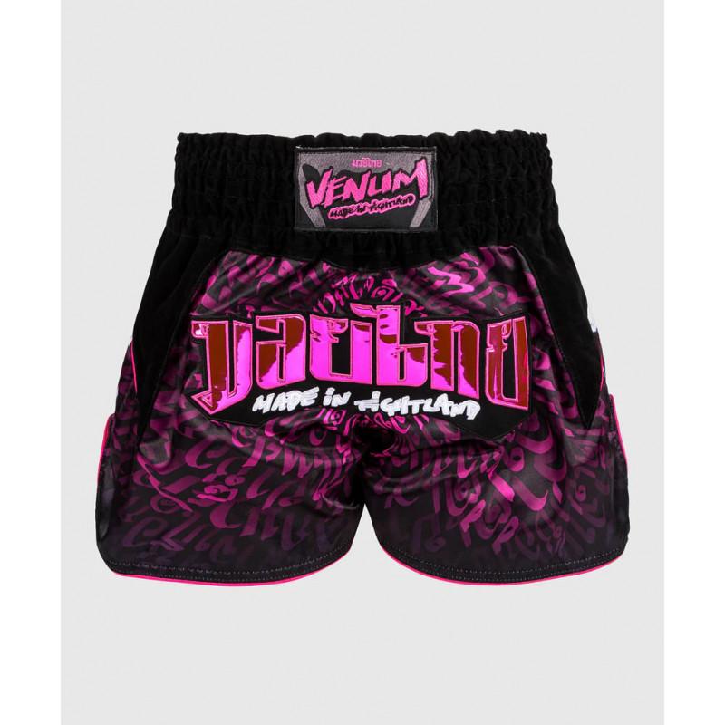 Шорты Venum Attack Muay Thaï Short Black/Pink (02800) фото 1