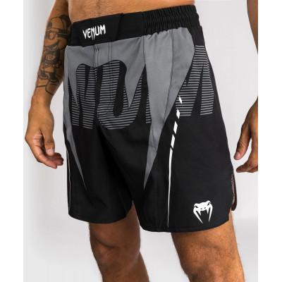  Шорты Venum Adrenaline Fightshorts Black/Silver (02980) фото 4