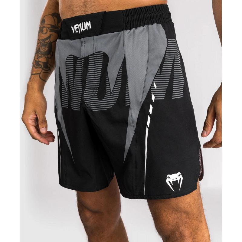  Шорты Venum Adrenaline Fightshorts Black/Silver (02980) фото 4