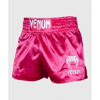 Шорти Venum Classic Muay Thai Short Pink/White (02585) фото 1