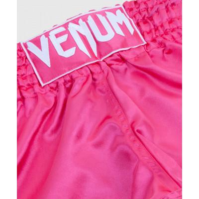 Шорти Venum Classic Muay Thai Short Pink/White (02585) фото 4