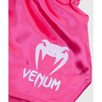Шорти Venum Classic Muay Thai Short Pink/White (02585) фото 3