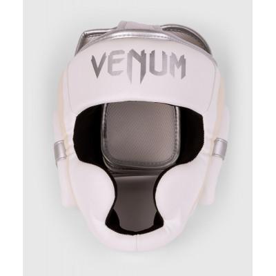 Шолом Venum Elite Headgear White/Silver Pink (02439) фото 3