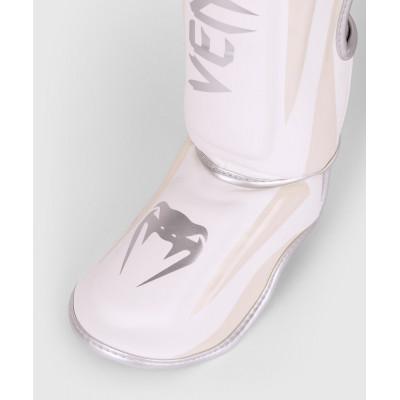 Захист ніг Venum Elite Shin Guards White/Silver  (02438) фото 3