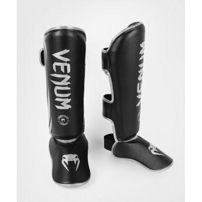 Защита ног Venum Challenger Shin Guards B/Silver (02888) фото 8